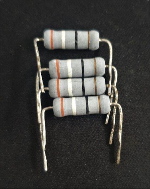 Resistor W Ohm Ohm Merah Putih Hitam Emas Persen Toleransi