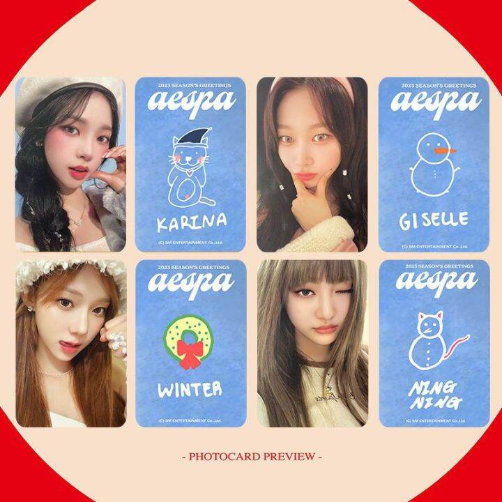 Aespa Season S Greetings Photo Cards Aespa Calendar Photo