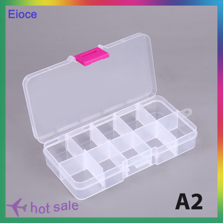 Eioce Compartments Detachable Transparent Compartment Plastic