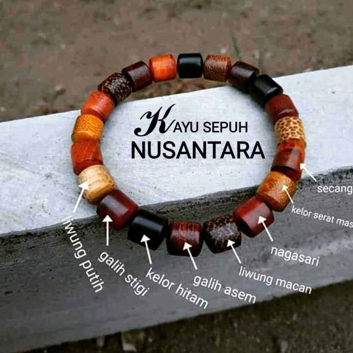 Gelang Kombinasi Macam Kayu Bertuah Lazada Indonesia