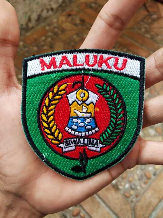 Badge Kwarda Maluku Bordir Kwartir Daerah Pramuka Lazada Indonesia