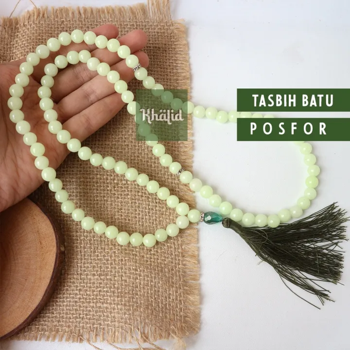 Tasbih Batu Posfor Asli Natural Menyala Dalam Kegelapan Lazada Indonesia