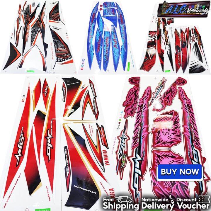 Alc Mototrendz Yamaha Mio Soul Decals Complete Fairings Sticker