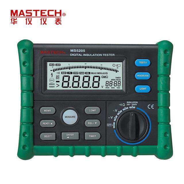 Mastech Ms Digital Megger Insulation Tester Resistance Meter Tecrep