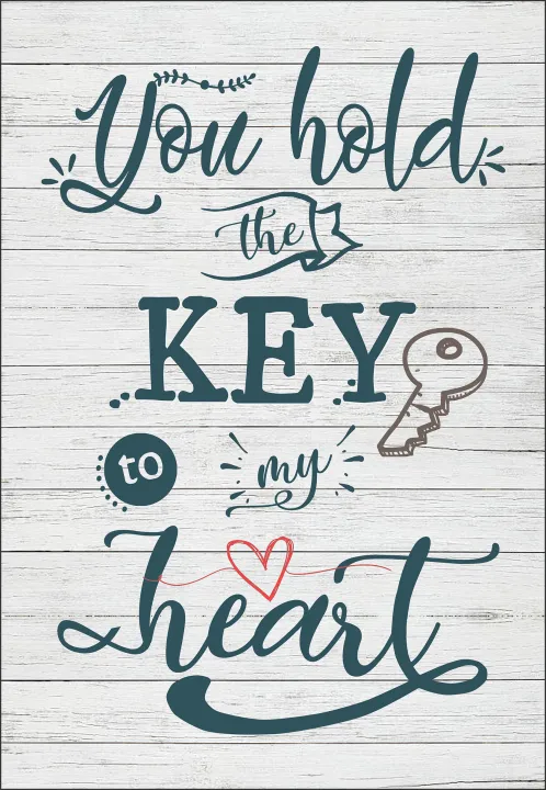 You Hold The Key Bible Verse Wood Wall Decor Home Decor Rustic Retro