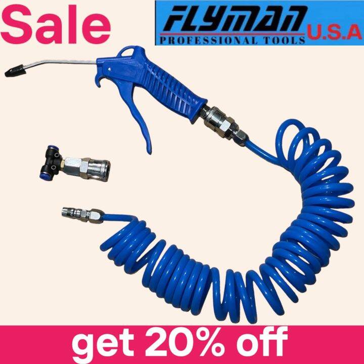 Air Duster With 5 Meters Air Hose And Coupler Heavy Duty Flyman USA