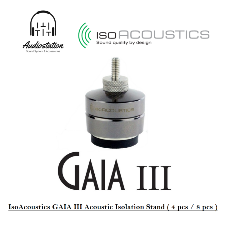 IsoAcoustics GAIA III Acoustic Isolation Stand 4 Pcs Lazada