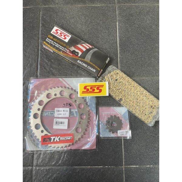 Gear Set Yamaha Wr 155 TK Racing Set Rantai SSS HSBT Trabas Harian