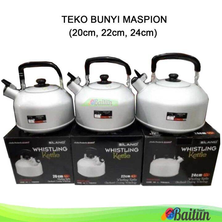 Baitun Teko Bunyi Silano Maspion Cm Cm Cm Whistling Kettle