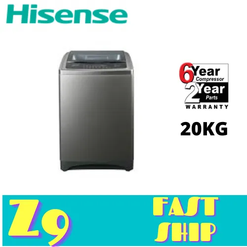 Hisense 20kg Top Load Washer Washing Machine WTHX2001S Lazada