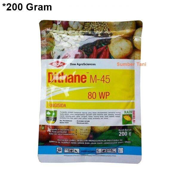 Fungisida Dithane M 45 80 WP Obat Pembasmi Jamur Isi 200 Gram Lazada