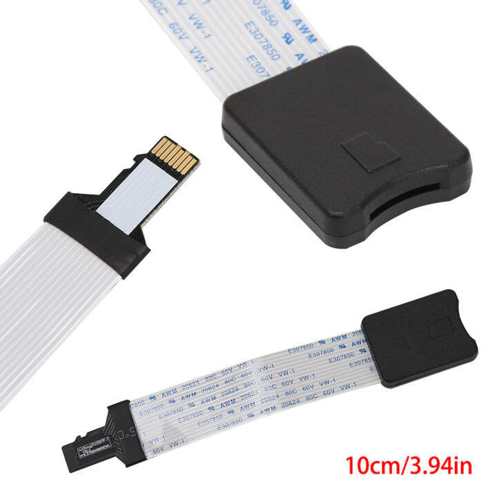 Micro SD TF Memory Card Kit Male To MicroSD Female Extension Soft Flat