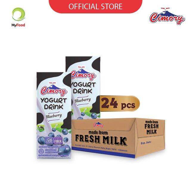 Susu Cimory Uht Yoghurt Drink Ml Blueberry Karton Lazada Indonesia