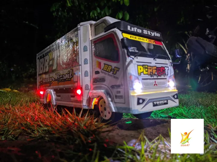 Miniatur Truk Oleng Full Led Sticker Lazada Indonesia