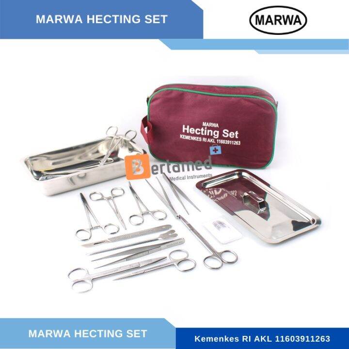 Marwa Hecting Instrument Set Akl Instrumen Set Hecting Lazada Indonesia