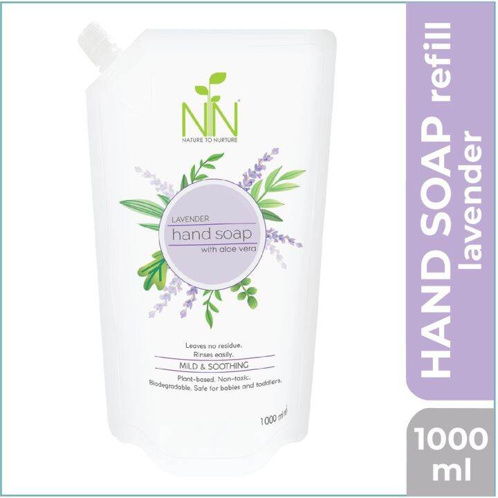 Nature To Nurture Hand Soap With Aloe Vera 1000ml Refill Pack Lazada PH