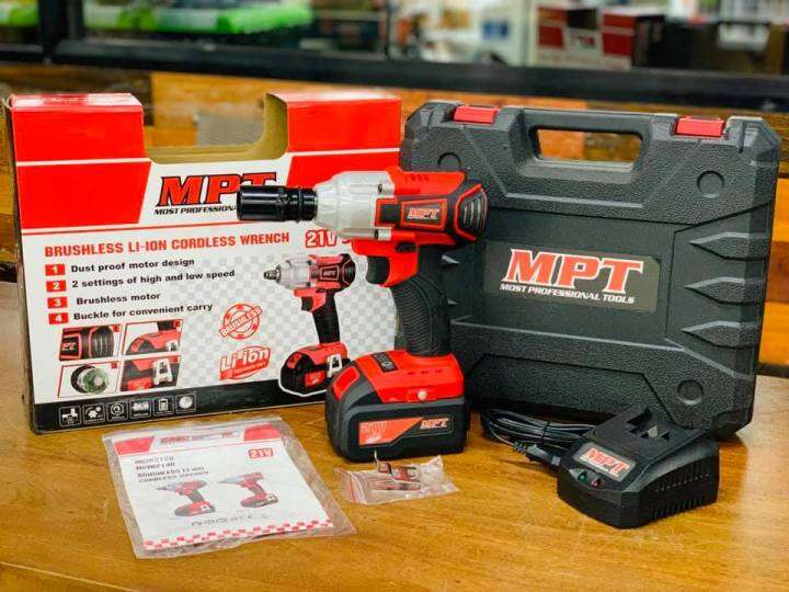 Mpt Brushless Li Ion Cordless Impact Wrench Lazada Ph