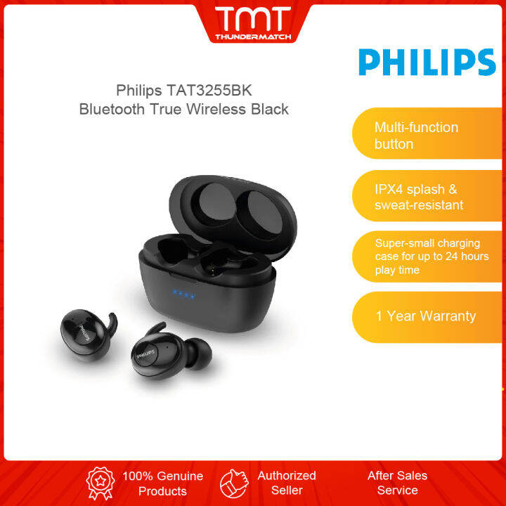 Philips TAT3255 UpBeat TWS In Ear Headphones IPX4 24 Hours Playtime