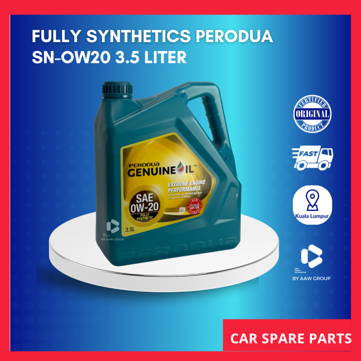 Perodua Fully Synthetic Sae W Engine Oil L Lazada