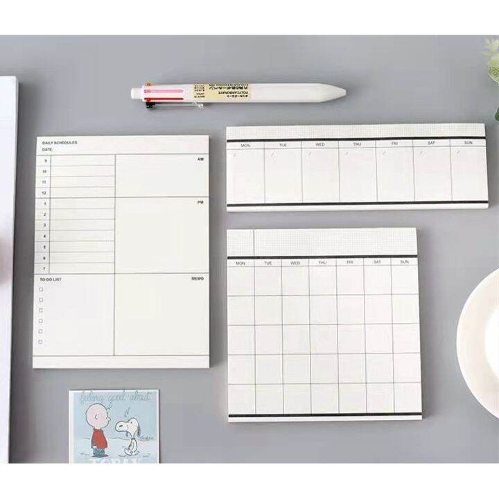 Calendar Planner Notepad Weekly Monthly To Do List Planner Notebook