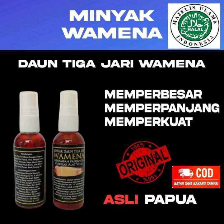 22 MINYAK DAUN 3 JARI WAMENA OBAT PEMBESAR ALAT VITAL PRIA PERMANEN YG