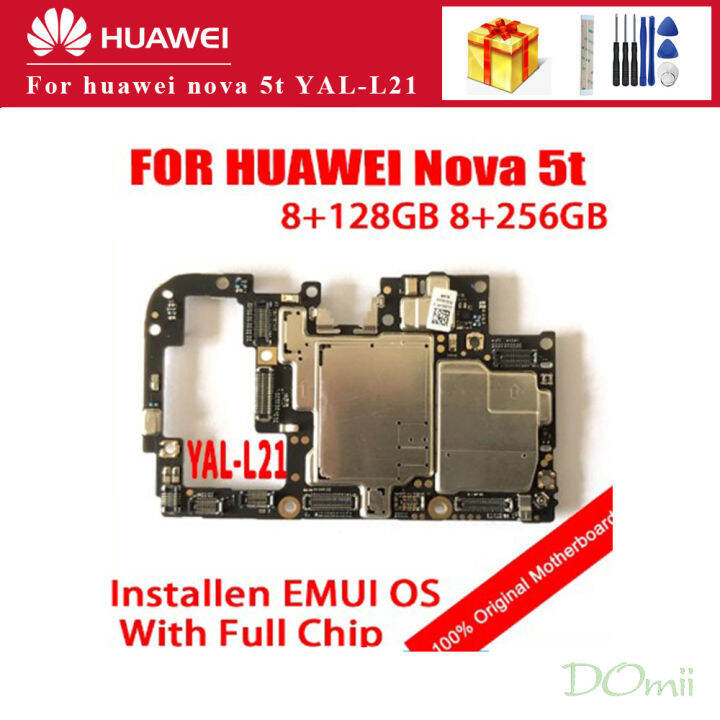 Original Work Well Unlocked For Huawei Nova 5t YAL L21 Motherboard