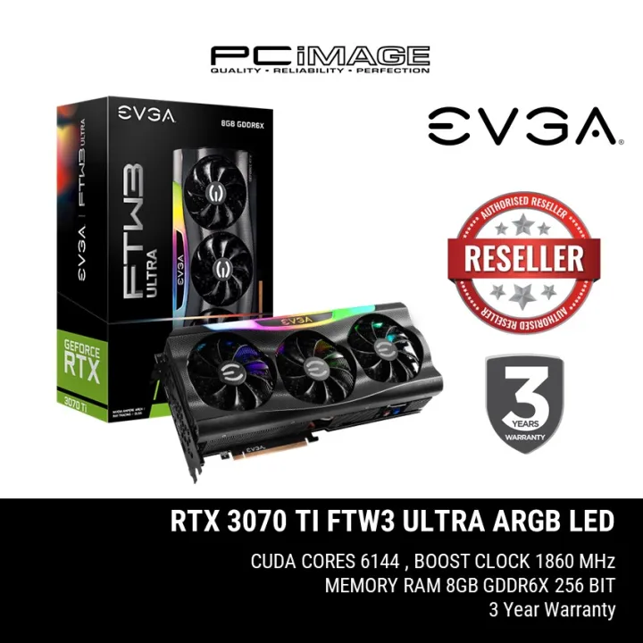 EVGA GEFORCE RTX 3070 TI FTW3 ULTRA GAMING 8GB GDDR6X GRAPHIC CARD Lazada