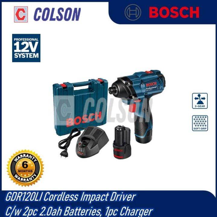 New Colson Bosch V Professional Cordless Impact Driver Wrench Gdr