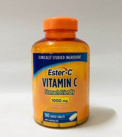 Ester C Vitamin Mg Tablets Stomach Friendly Exp June