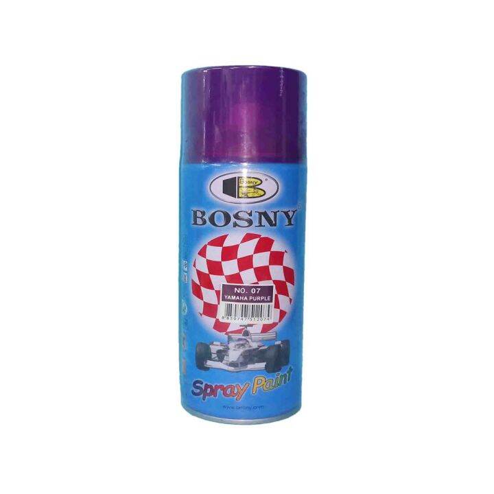 BOSNY SPRAY PAINT YAMAHA PURPLE NO 07 400 ML PER CAN Lazada PH