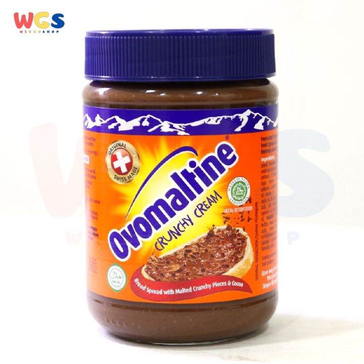 Ovomaltine Crunchy Cream Bread Spread Malted Crunchy With Cocoa 380g