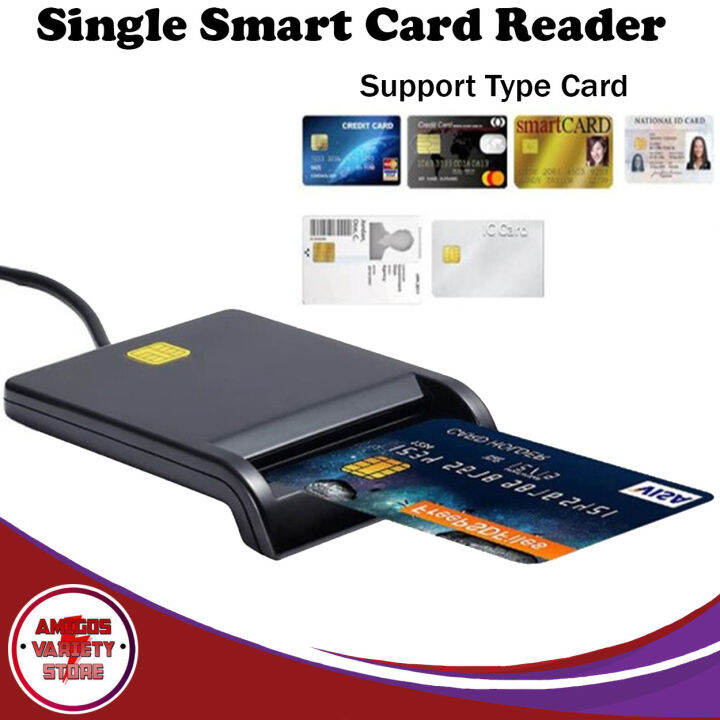 Zoweetek Usb Id Smart Card Reader Pc Sc Usb Ccid Emv Iso