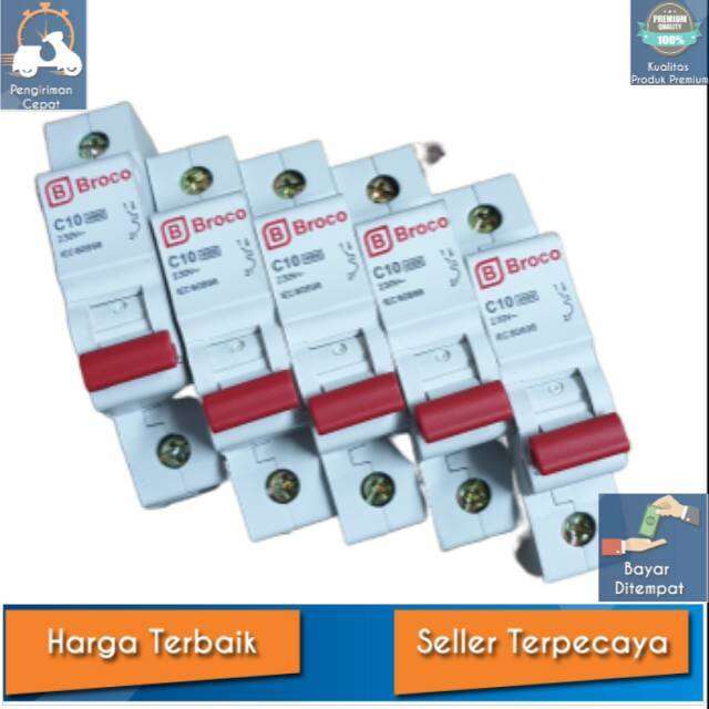 Promo Mcb Broco Miniatune Circuit Breaker Phase Broco Lazada Indonesia