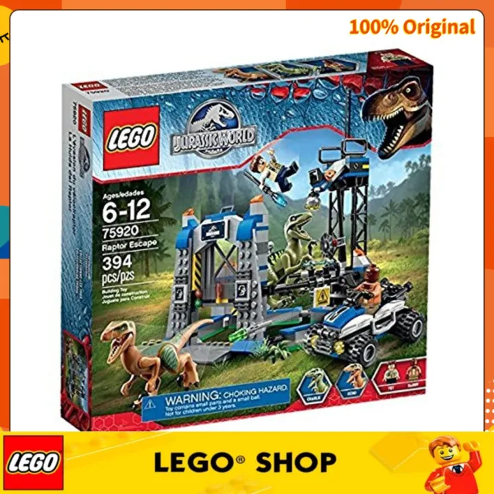 Lego Jurassic World Park Raptor Escape Set Piraso Regalo