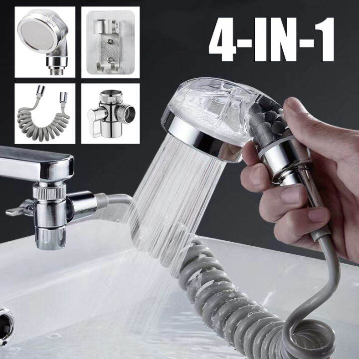 In Handheld Bidet Toilet Shattaf Adapter Kits Sprayer Shower Head