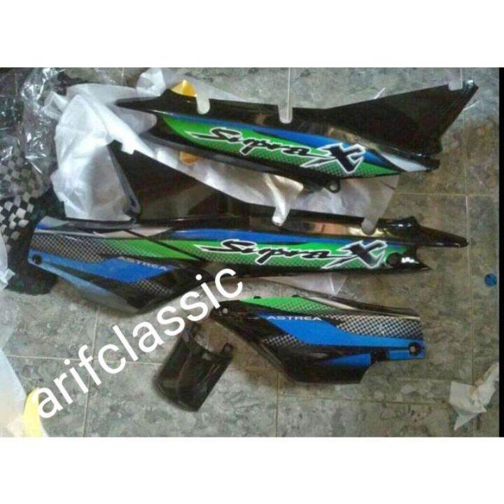 Cover Body Body Bodi Belakang Kanan Kiri Box Aki Supra X Lama Supra