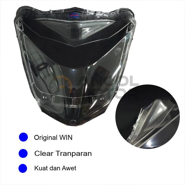 Win Original Mika Kaca Depan Beat Esp Headlamp Lampu Utama