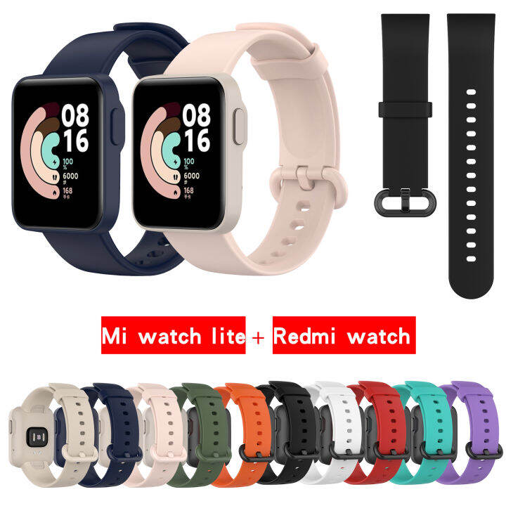 Silicone Strap For Xiaomi Mi Watch Lite Smart Watch Xiaomi Redmi Watch