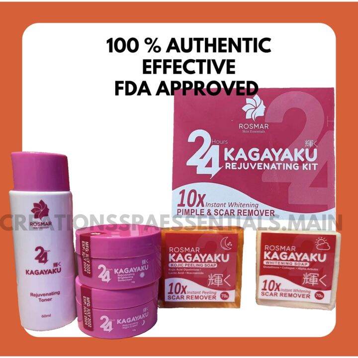 Rosmar Kagayaku Rejuvenating Kit 24 Hours 5 In 1 Rejuv Set Lazada PH