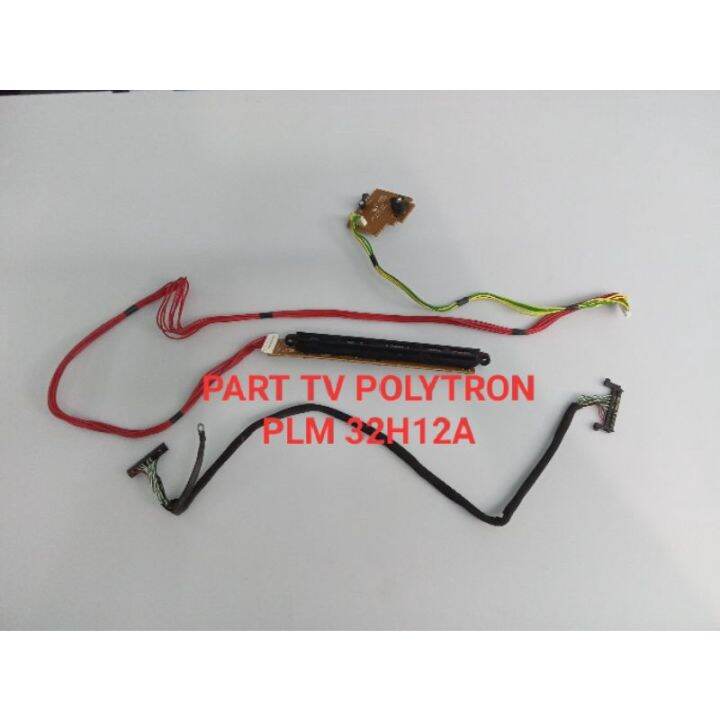 PAKET KOMPONEN TV POLYTRON PLM32H12A LVDS PANEL PROG Lazada Indonesia