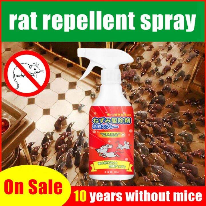 Killer Rat Repellant Spray Can Repel Mice Roaches Mosquitoes Geckos Etc