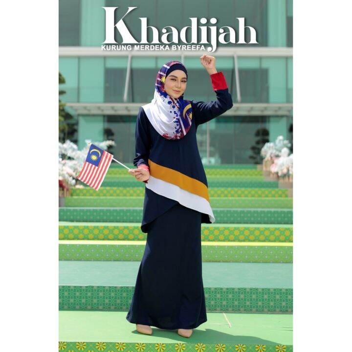 SNN NEW MERDEKA Kurung Khadijah Merdeka ByReefa Collection Lazada