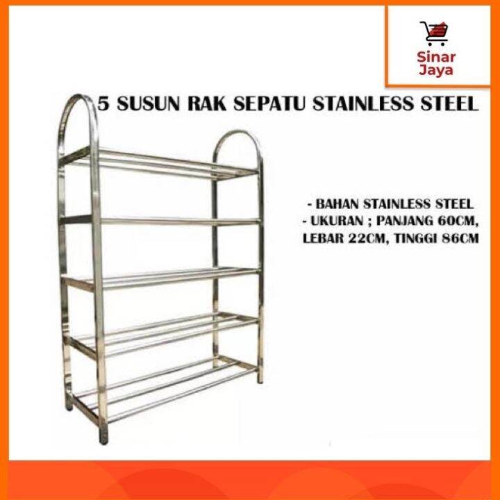 Rak Sepatu Stainless Steel Susun Anti Karat Lazada Indonesia