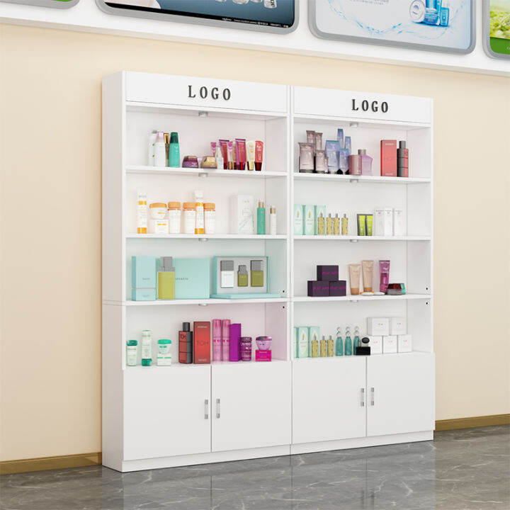 Cosmetics Display Cabinet Beauty Salon Barber Shop Manicure Cabinet