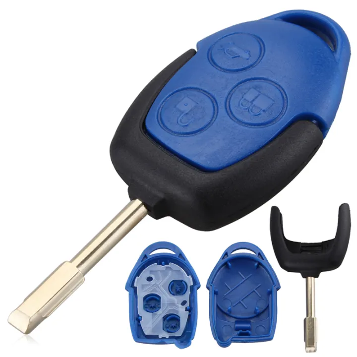 Buttons Car Key Fob Case Shell Replacement Remote Cover Fit For Ford