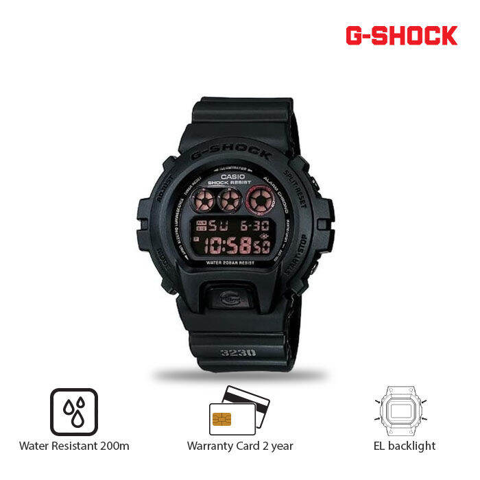 Casio G Shock Jam Tangan Pria DW 6900MS 1DR Black Lazada Indonesia