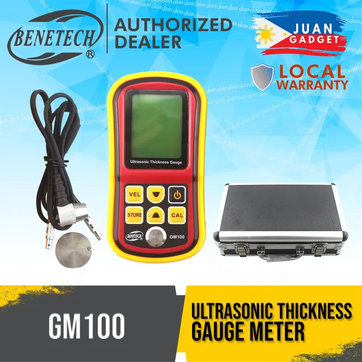 Benetech GM100 Ultrasonic Thickness Gauge Metal Width Monitor Tools 1 2