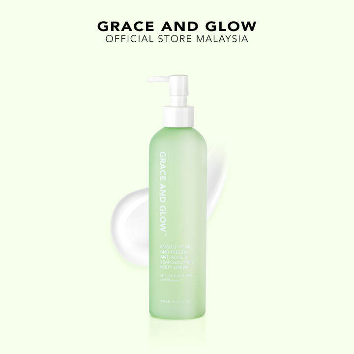 Grace And Glow English Pear Freesia Anti Acne Scar Body Serum Lazada