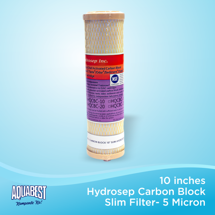 Hydrosep Carbon Block Slim Filter Lazada PH