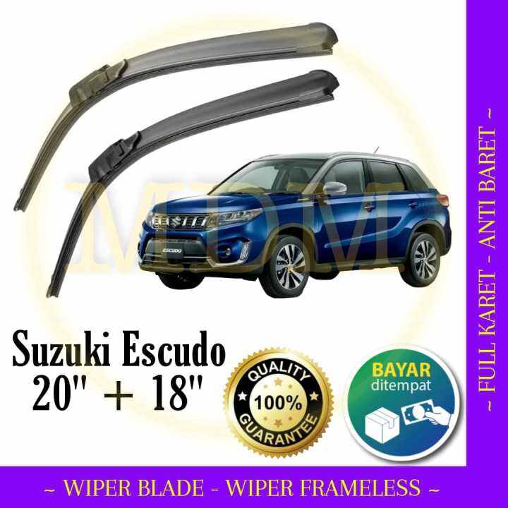 Wiper Frameless Full Karet Anti Baret Suzuki Escudo Mdm Id Lazada